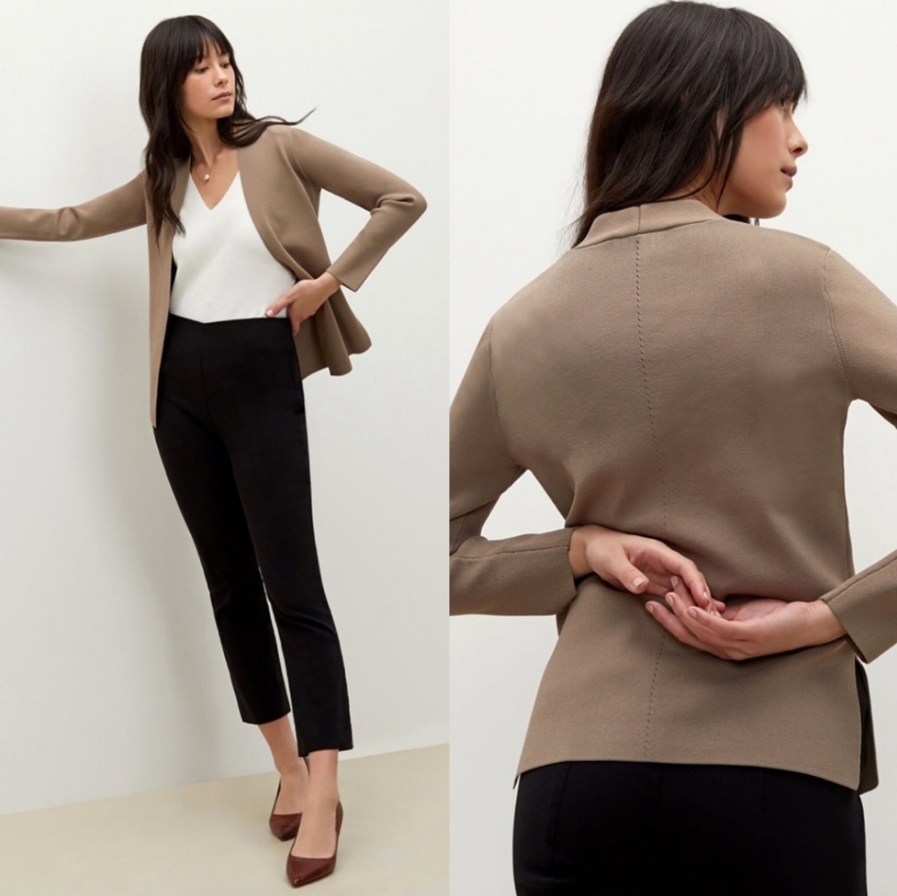 MM Lafleur Classic Tan Jardigan (Blazer/Sweater